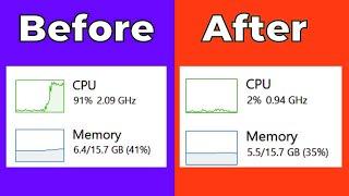 how to fix CPU 100 Usage on any windows