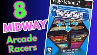 Midway Arcade Treasures 3 - PS2 Arcade Racing Collection [8 Games Shown]