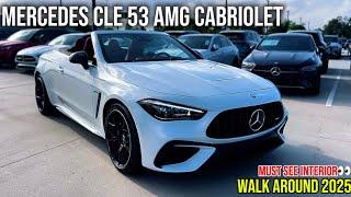 2025 AMG CLE 53 Cabriolet • Walk around + Red Interior Close Up