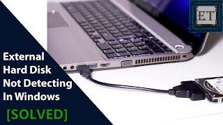 How To Fix External Hard Disk Not Detecting In Windows (No Drive Letter)