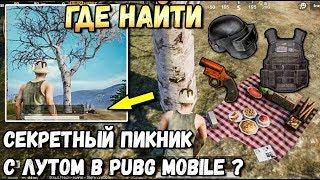 ГДЕ НАЙТИ СЕКРЕТНЫЕ ПИКНИКИ С ЛУТОМ В PUBG MOBILE.ПАСХАЛКА В ОБНОВЛЕНИИ 0.12