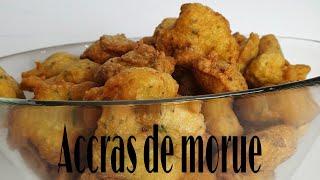 #5 Accras de morue Antillais, Marinades de morue, Beignets de morue, carribean salt Cod Fritters