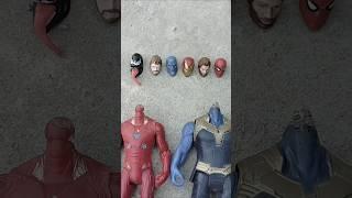 Spiderman vs Capten Amerika vs Ironman vs Thanos vs Thor vs Venom #marveltoys #spiderman