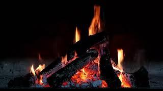   Fireplace 24 Hours - Relaxing Fire Burning video 4K