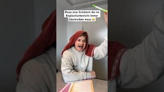 Diese eine Schülerin im Englischunterricht  | FionnTime