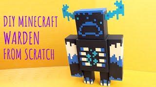 DIY Minecraft Warden From Scratch | Minecraft Papercraft Warden | Paper Crafts