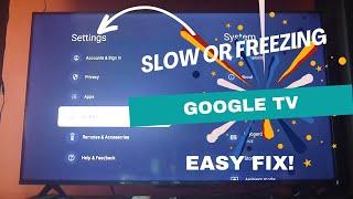 Slow or freezing Google TV! Fix it with this simple trick!