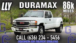 LLY Duramax For Sale: 2004.5 GMC Sierra 3500 DRW 4x4 Diesel With Only 86k Miles