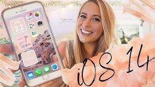 HOW TO CUSTOMIZE YOUR IPHONE WITH IOS 14 TUTORIAL *simple + aesthetic*