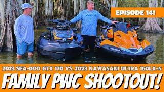 2023 Sea-Doo GTX 170 vs. 2023 Kawasaki Ultra 160LX-S: The Watercraft Journal, Ep. 141