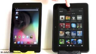 Kindle Fire HD 7" vs Google Nexus 7 Comparison Smackdown