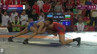 GOLD GR - 45 kg: G. GURBANOV (AZE) v. E. NAZARYAN (BUL)