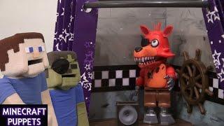 Five Nights at Freddy's fnaf McFarlane toys lego PIRATE COVE construction set unboxing review