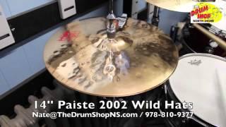 Paiste 2002 Wild Hats 14'' - The Drum Shop North Shore