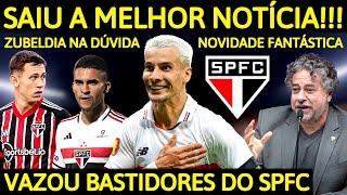 SAIU A MELHOR NOTÍCIA PARA O TORCEDOR DO SÃO PAULO! VAZOU BASTIDORES DO SPFC! NOVIDADE MARAVILHOSA!