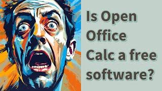 Is Open Office Calc a free software?