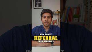 How to get job #referral through #LinkedIn? #shorts