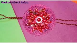 how to make paper craft rakhi for Raksha Bandhan paper craft