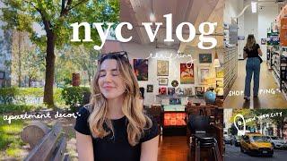 come thrifting & shopping with me for my NYC apartment *a mildly chaotic vlog*