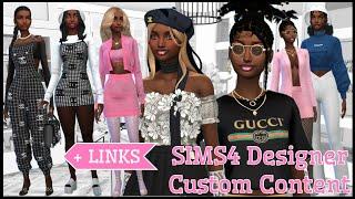 SIMS4 Designer Clothes CC W/ LINKS!