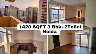 1.32 Cr में ख़रीदे 1420 Sqft | 3 BHK/2 Toilet || New Resale Flat | Noida sector 76 | Bank Loan