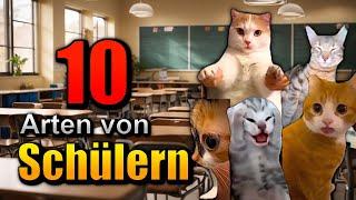 10 Arten von SCHÜLERN! (Aber als Katzen)