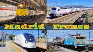 40 Minutos De Trenes Variados Por Madrid - Ferrocarril Ibérico Español En Estado Puro  TRAINSPOTTING