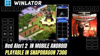 Command & Conquer: Red Alert 2 /Winlator PC game test on Android Mobile(OFFLINE)Samsung A71