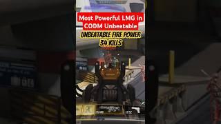 Most Powerful LMG in CODM Multiplayer Gameplay: Ranked Match Unbeatable FIRE POWER 34 Kills #codm