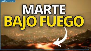 EMERGENCIA EN EL PLANETA MARTE fuego en marte DESCUBRIMIENTO ROVER CURIOSITY tormenta solar extrema