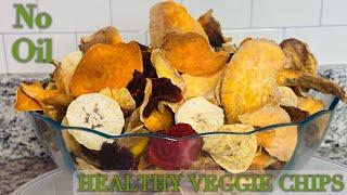 HOW TO MAKE HEALTHY VEGGIE CHIPS | NO OIL | CRISPY | CHYUMMY