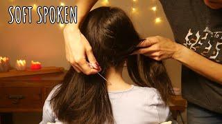 Hypnotizing hair brushing and parting with Cecilia - Soft spoken ASMR