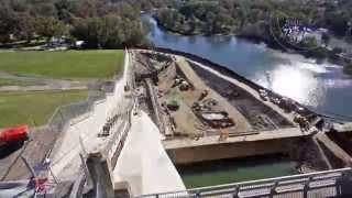 Hume Dam upgrade works time-lapse 2014 (HD)