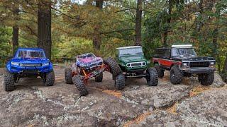 Crawling Taylor's Falls - SuperCut // 2 TRX4's // 2 Vanquish's // E-10 cheater rig // 4k UHD