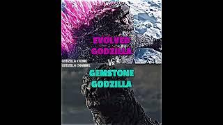 Evolved Godzilla vs Gemstone Godzilla #wis #wisedit #vsbattle #vsedit #whoisstronger #godzillaxkong