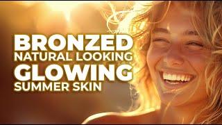 BRONZED GLOWING NATURAL SUMMER SKIN!