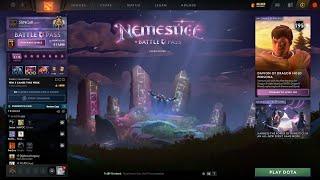 Nemestice Intro | Purchasing Battle Pass | Taunts | Dota 2