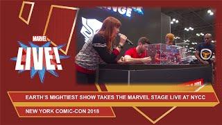 Earth's Mightiest Show LIVE with actor James Mathis III at Day 4 of NYCC 2018!