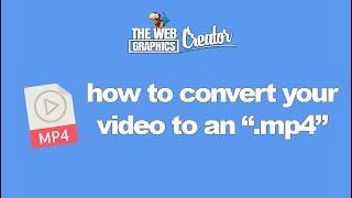 How to convert video from webm to mp4