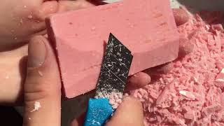 АСМР/ASMR SOAP/МЫЛО ОЧЕНЬ СУХОЕ МЫЛО! НМЖК хвойное, земляничное и зелёный чай!