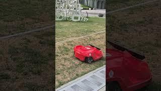 Lotte World Korea Robot lawn mower #drone #robot #mower