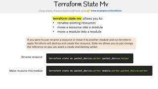 Using Terraform State MV Command - HashiCorp Terraform Associate (003)