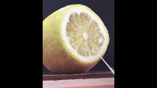 draw a lemon 3D