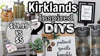 DIY Kirklands Inspired Decor | High-End Dollar Tree DIYS | Krafts by Katelyn