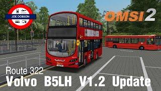 OMSI 2 | Masterbus Gen 3 V1.2 Update | Addon London | Route 322