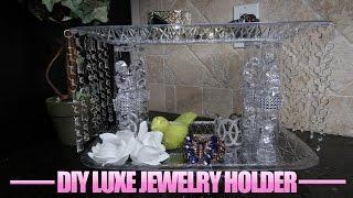 Dollar Tree DIY Luxe Jewelry Holder