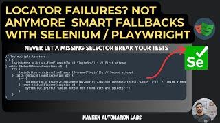 Locator Failures? Not Anymore-Advanced Element Handling:Never Let a Missing Selector Break Your Test