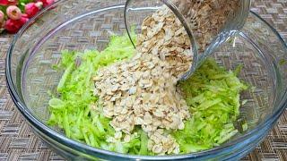 Zucchini + oatmeal! So delicious that I cook every other day. Delicious RECIPE from Zucchini