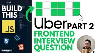 Solving Uber Frontend Interview Question | Interactive Shape | Part 2