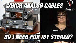 Intro to Analog Audio Cables -- RCA, Phono, XLR, Speaker, & Headphones Cables